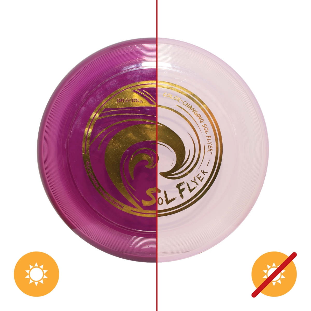 I0109276 Sol Flyer Sport Disc for Unisex - Purple