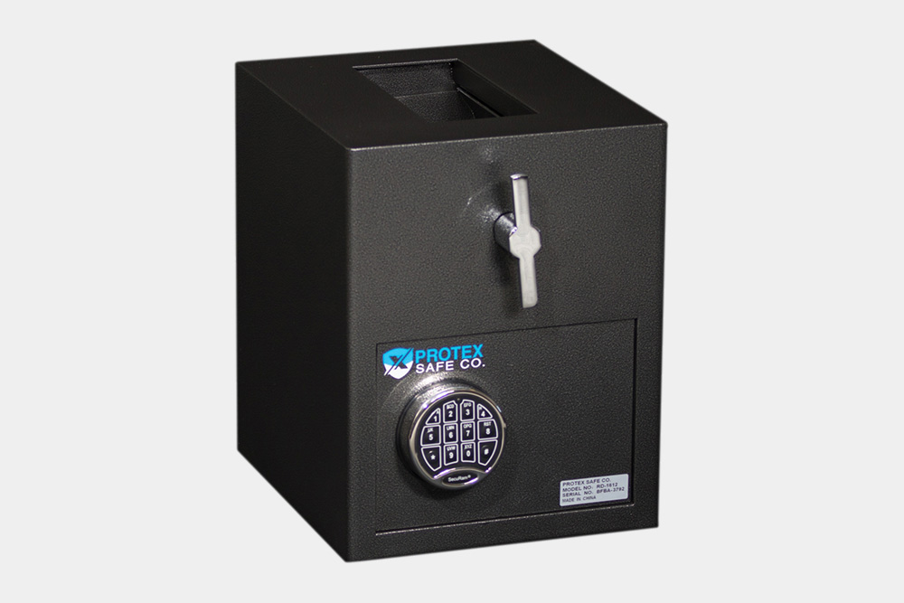 RD-1612 0.66 cu ft. Mini Rotary Hopper Safe Safe Security Steel Vault Lock
