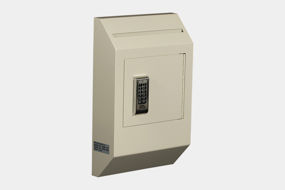 Letter Size Wall Drop Box Security Safe Locker with Electronic Lock