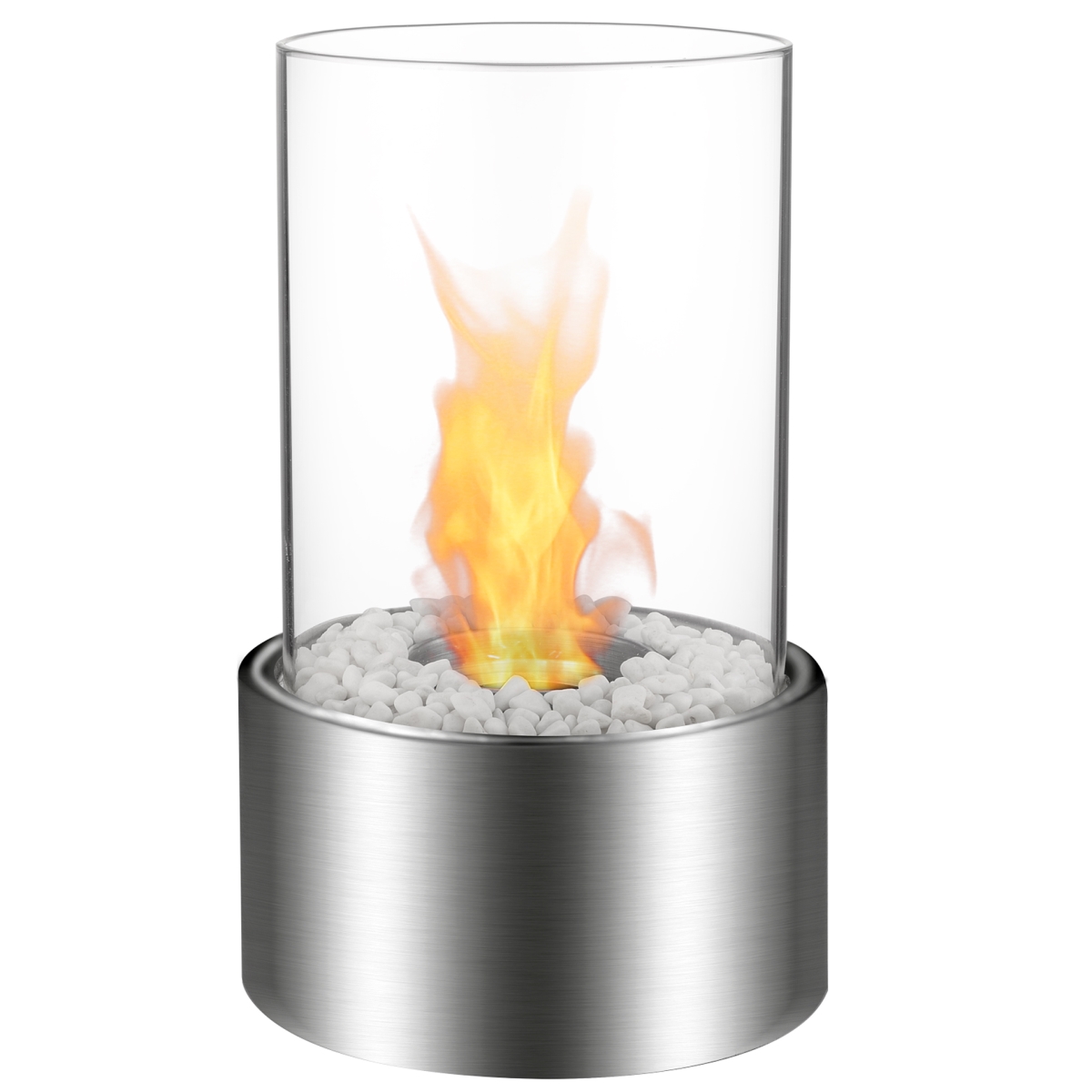 Regal Flame ET7001SS Eden Ventless Tabletop Portable Bio Ethanol Fireplace in Stainless Steel