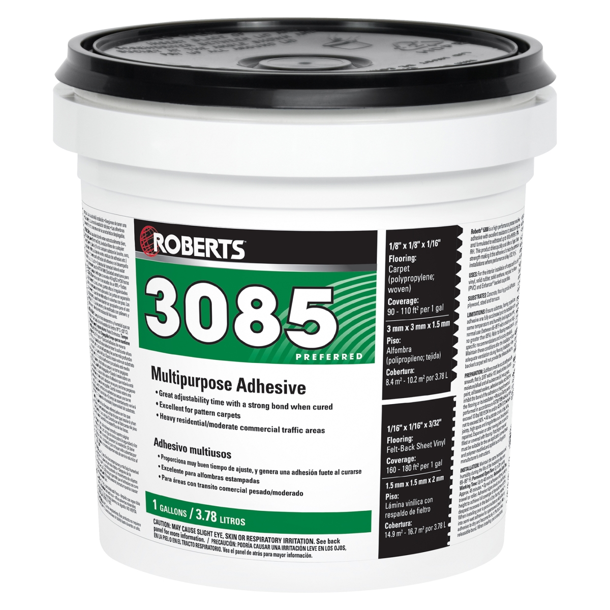 3085-1 1 gal Multipurpose Adhesive, Beige & Tan