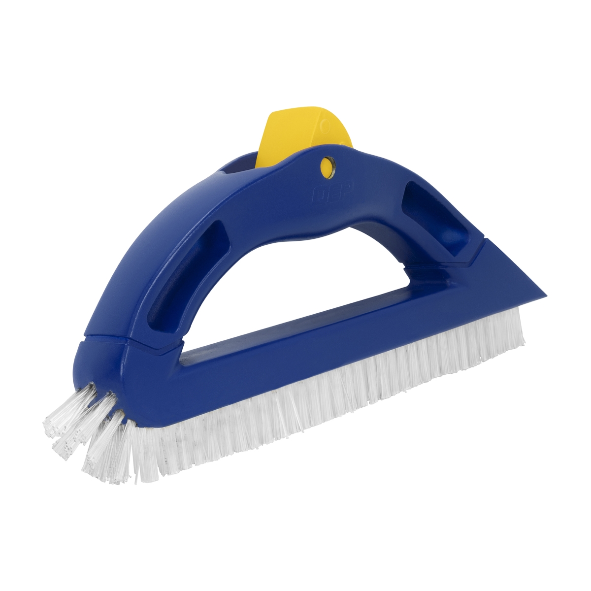 QEP 20839 Large Handle Scrub Brush - Blue & Yellow