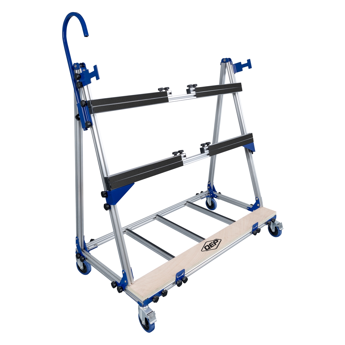 QEP 75029 GPTP Transport Cart - Silver, Blue & Black