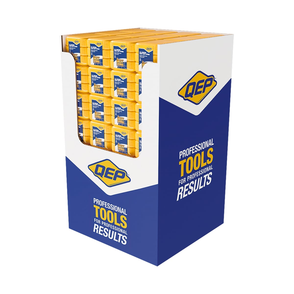 QEP 70005-3VPD Heavy-Duty All-Purpose Sponge for Grouting & Cleaning - Pack of 3