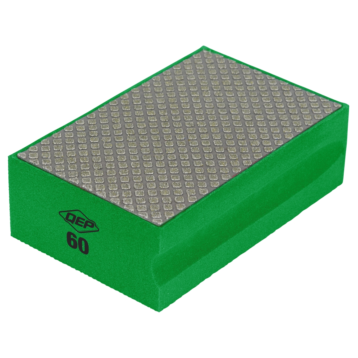 QEP 10046 60-Grit Coarse Diamond Sanding Block - Green & Gray