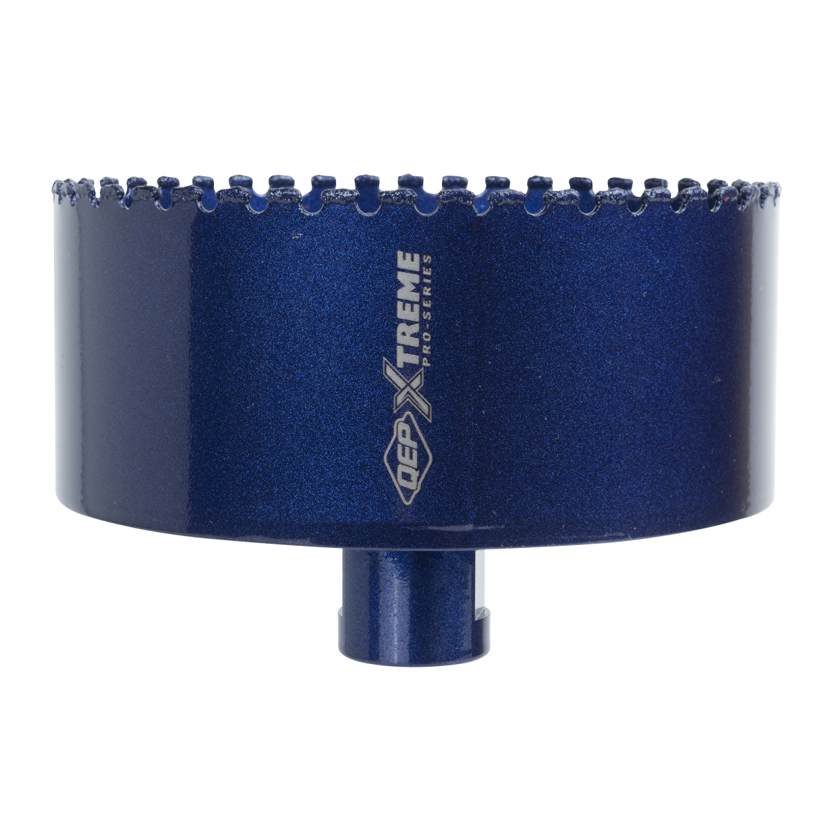 QEP 10475 4 in. Xtreme Pro Diamond Hole Saw for Grinders - Blue