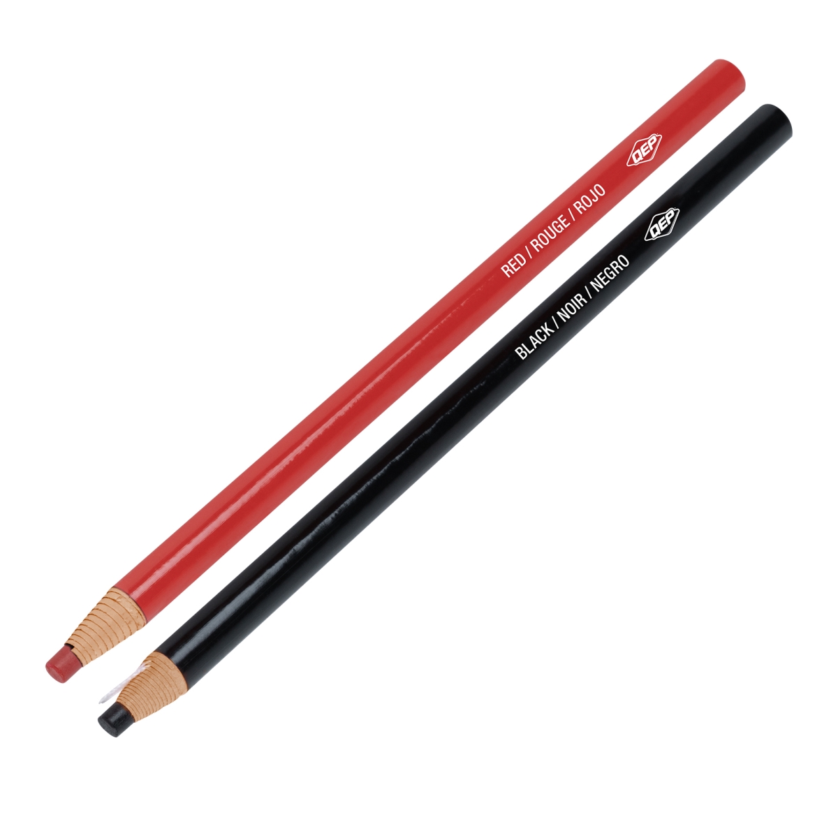 QEP 38779 Premium Wax Blend China Markers - Red & Black