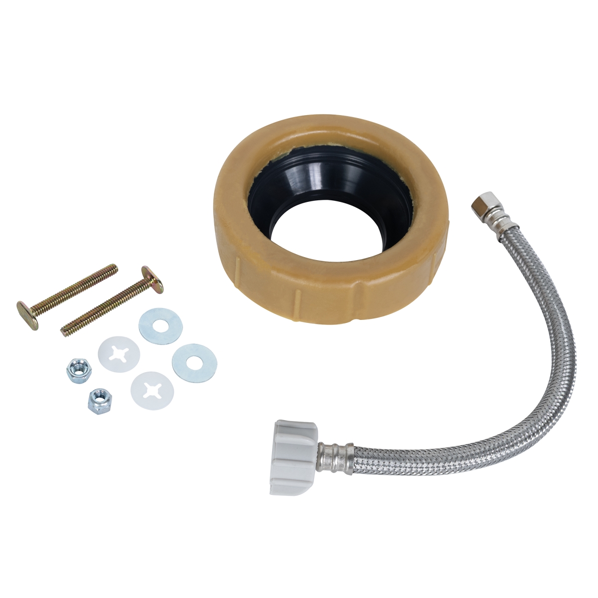 QEP 38229 Toilet Installation Kit with 12 in. Connector - Multi Color