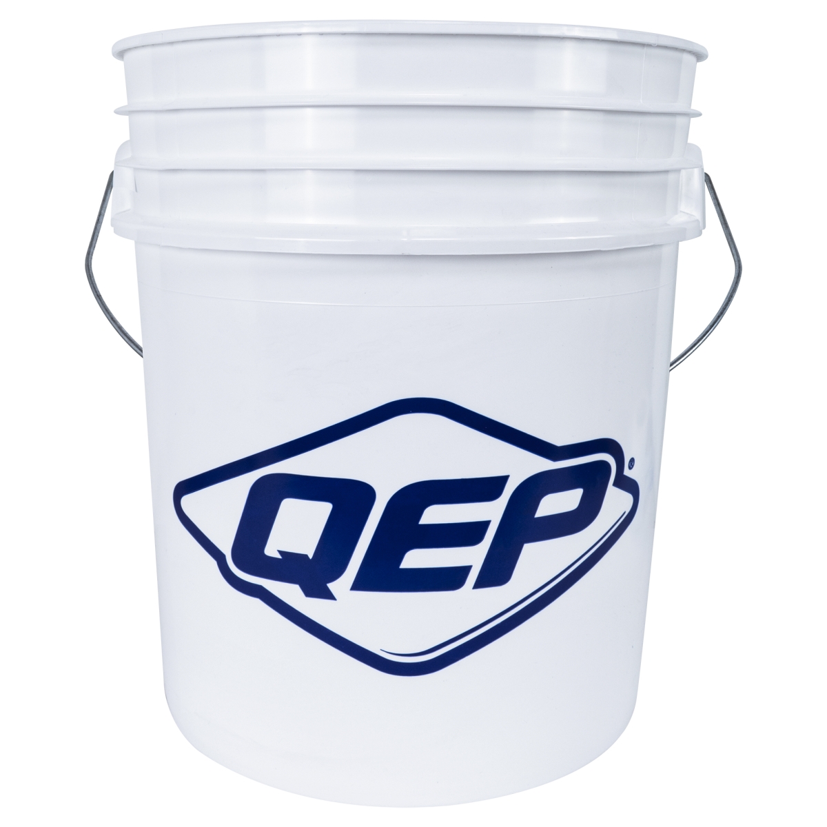 QEP 78105 5 gal Bucket with 90 mil Thickness & 85 lbs Lifting Capacity - White & Blue