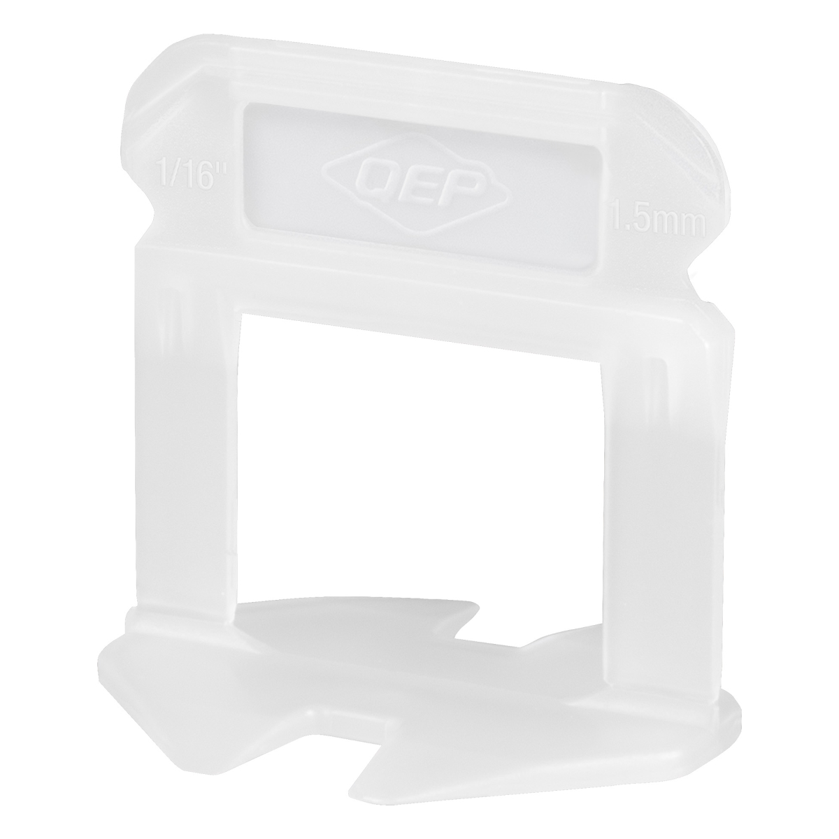 QEP 99761 Lash XL Tile Leveling System Clips for 0.06 in. Grout - White - Pack of 100