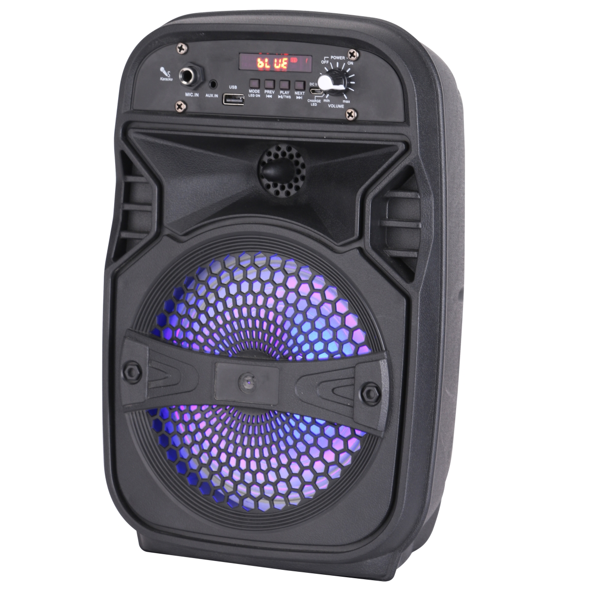 Picture of QFX BT-65 6.5 in. Buetooth Speaker with Wired Microphone, Black