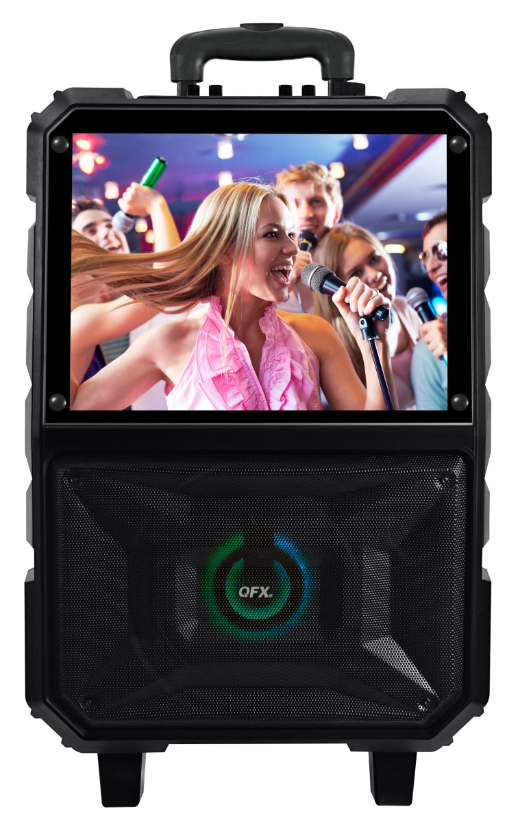 Picture of QFX KAR-927 15 in. LED Touch Screen Karaoke Machine&#44; Black