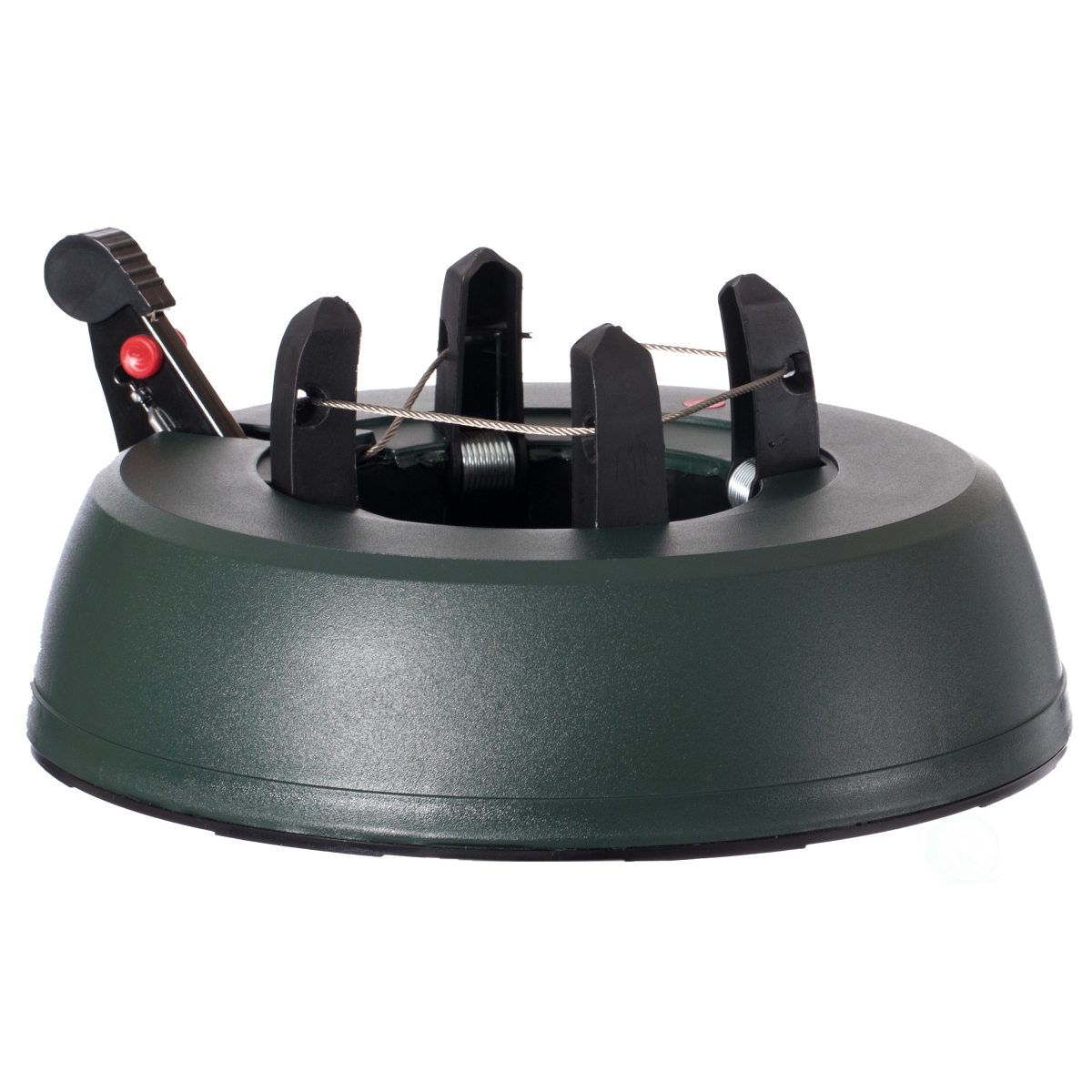 15.75 x 8.25 in. Automatic Plastic Foot Pedal Christmas Tree Stand, Green