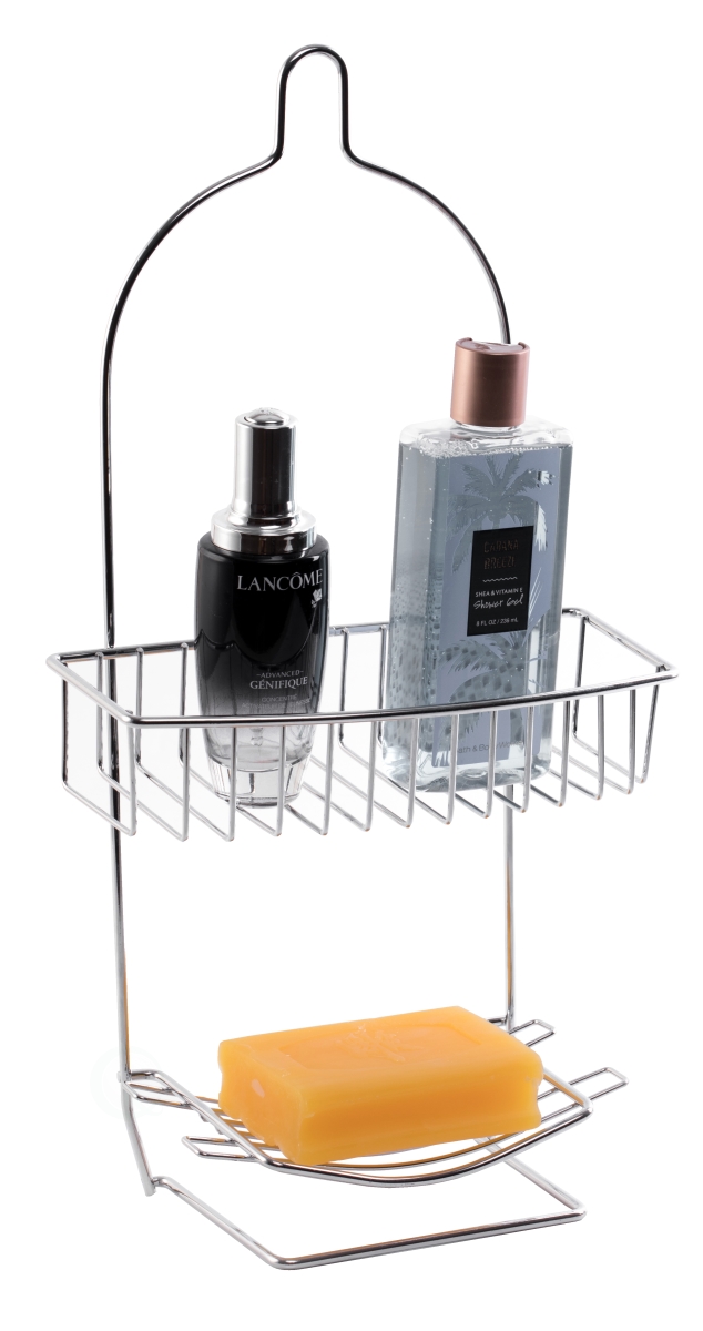 Picture of Basicwise QI003490 17.75 x 9 x 4.25 in. Metal Wire Hanging Bathroom Shower Storage Rack, Chrome