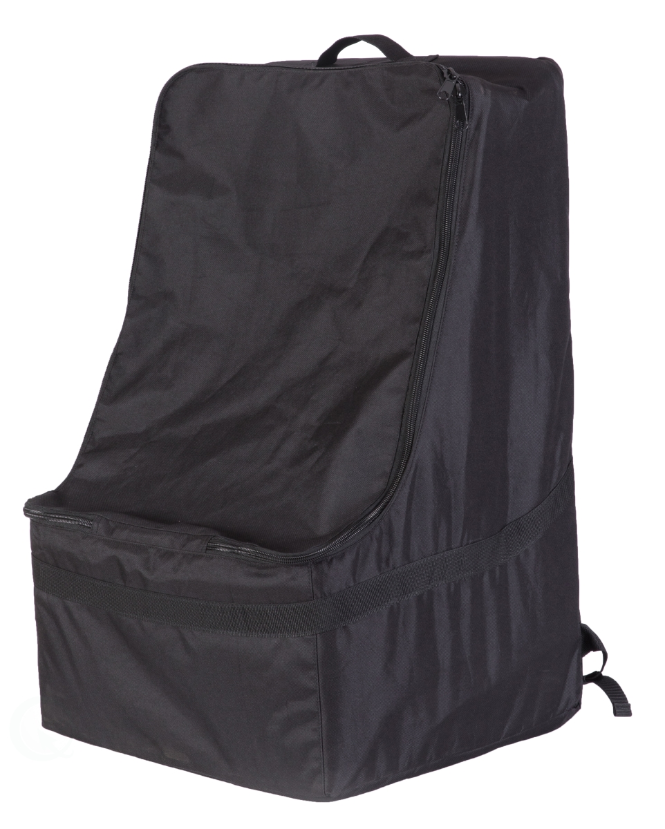 28.25 x 17.25 x 18.75 in. Children Car Seat Travel & Storage Backpack Bag, Black