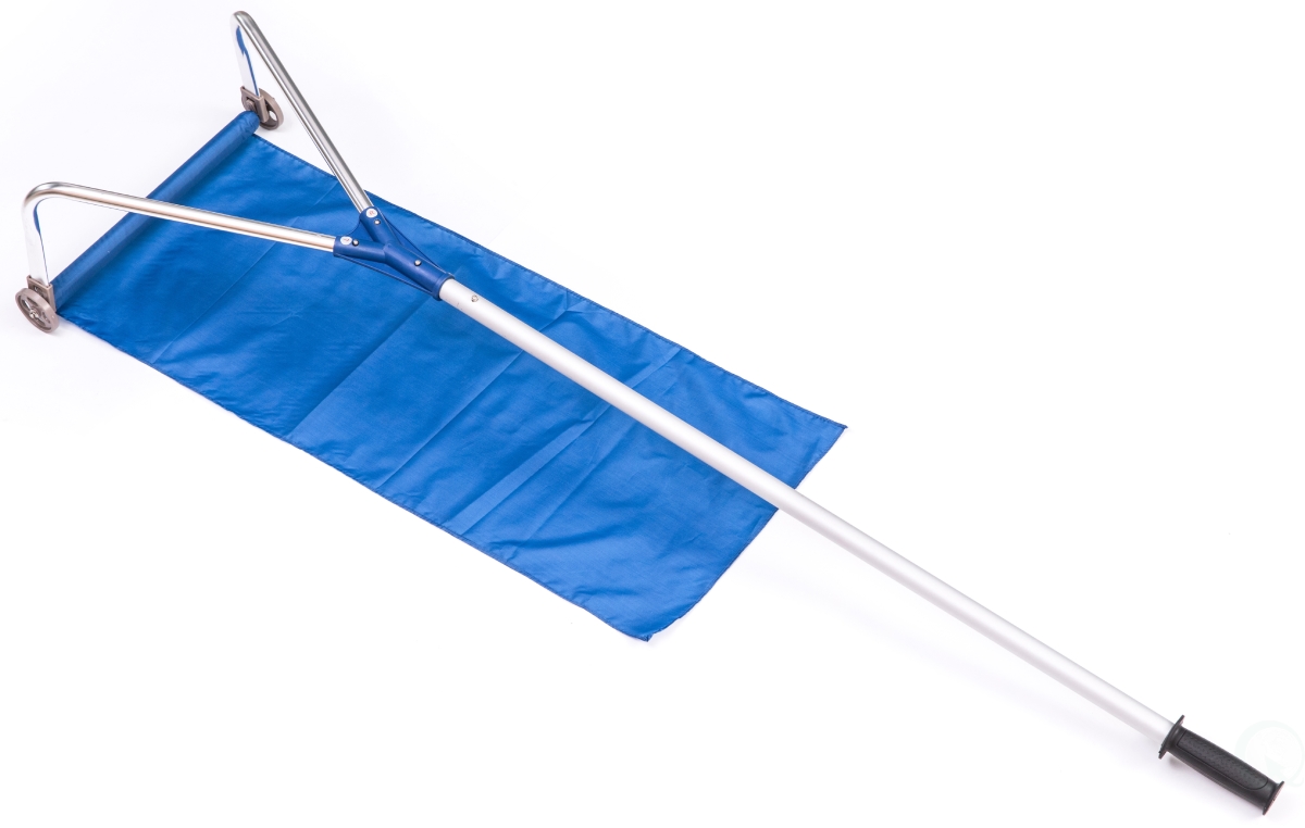 21 x 20 x 11 in. Extendable Lightweight Rooftop Rake Snow Remover, Aluminum