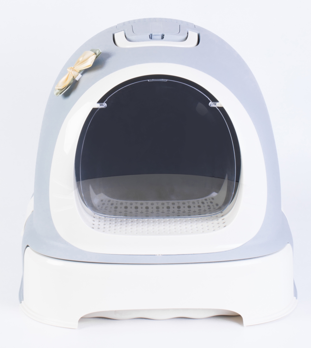 Picture of PawsMark QI003672 15.75 x 17 x 20.5 in. Fully Enclosed Hooded Litter Pan with Front Entry Odor Close Door with Cat Litter Scoop