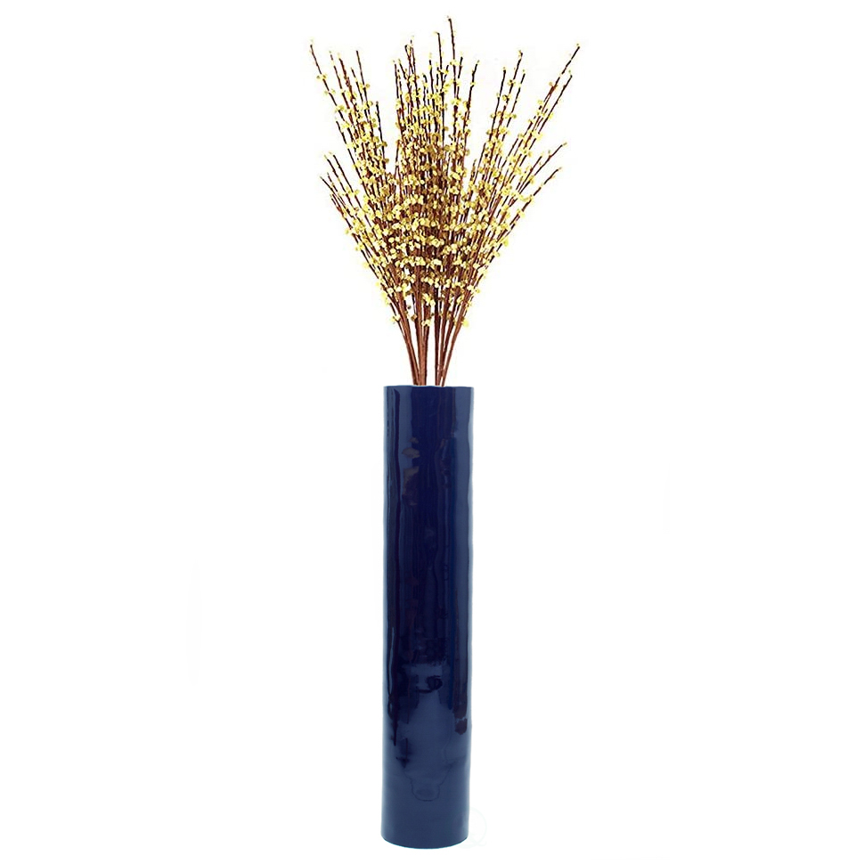 Picture of Uniquewise QI004157.BL 30 x 7 in. Dia. Decorative Contemporary Bamboo Display Floor Vase&#44; Blue