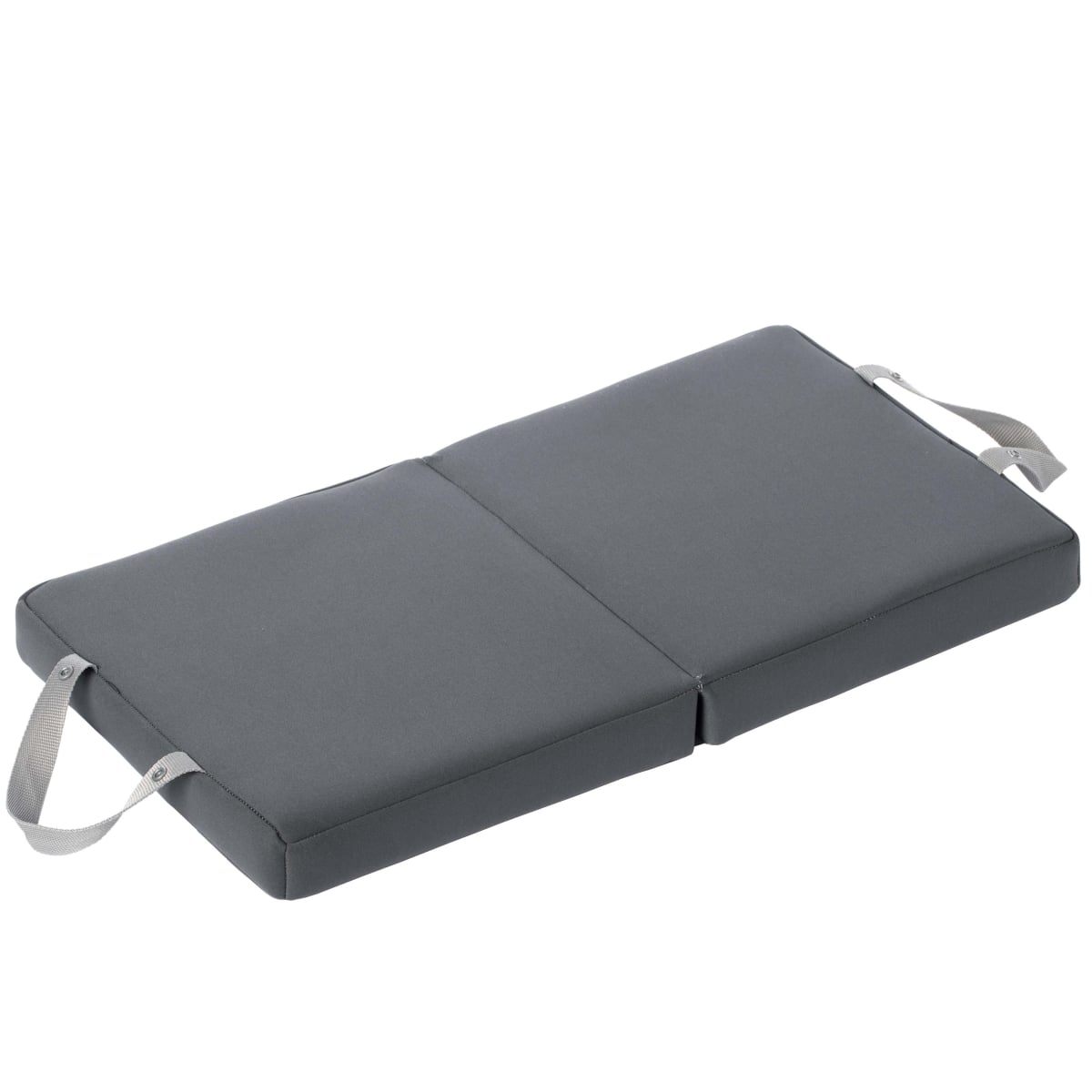 2.25 x 24.5 x 14 in. Foldable Garden Memory Foam Kneeler Pad, Gray
