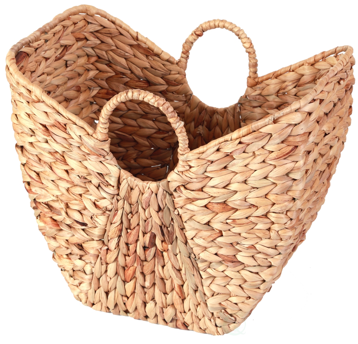 Picture of Vintiquewise QI003361.L 16.5 x 18 x 12 in. Large Wicker Laundry Basket with Round Handles, Brown