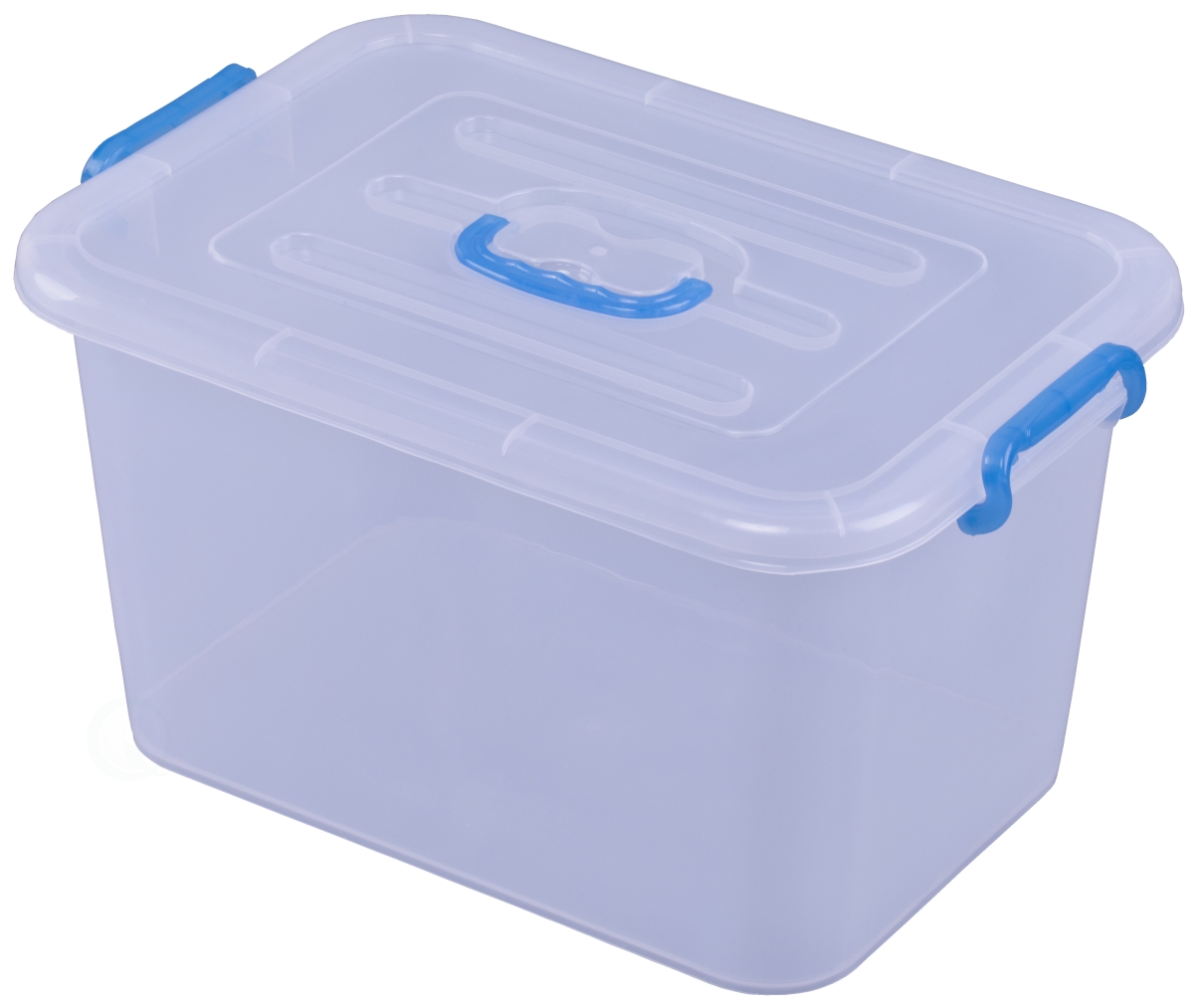 Picture of Basicwise QI003488 Large Clear Storage Container With Lid and Handles