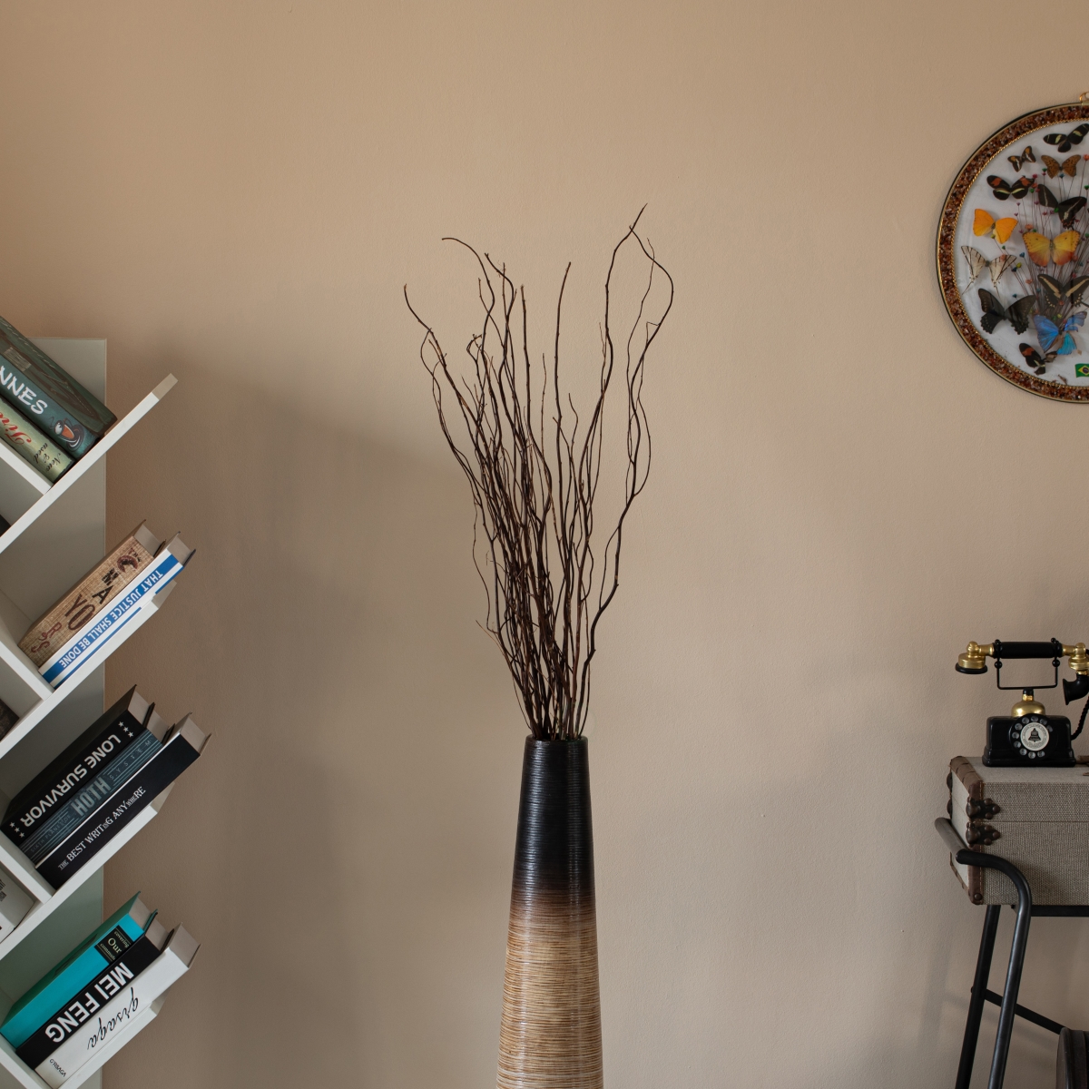 Natural Decorative Dry Branches Authentic Willow Sticks for Home Decoration and Wedding Craft, 37 inch
