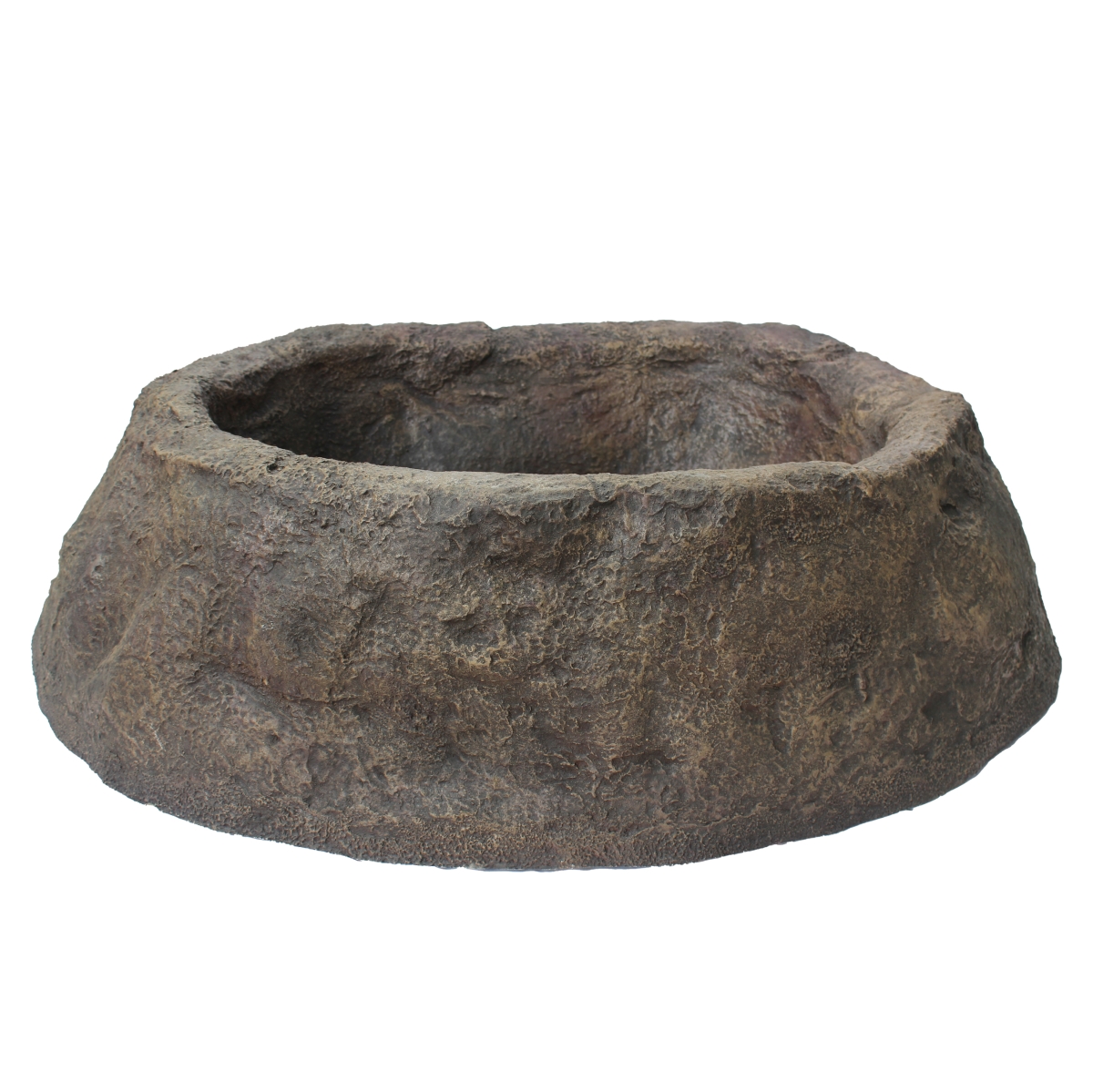 Huge Faux Sandstone Pond Rock Realistic Lightweight Decorative Boulder for Landscaping & Utility Cover Weather-Resistant Stone, Ellipsoid