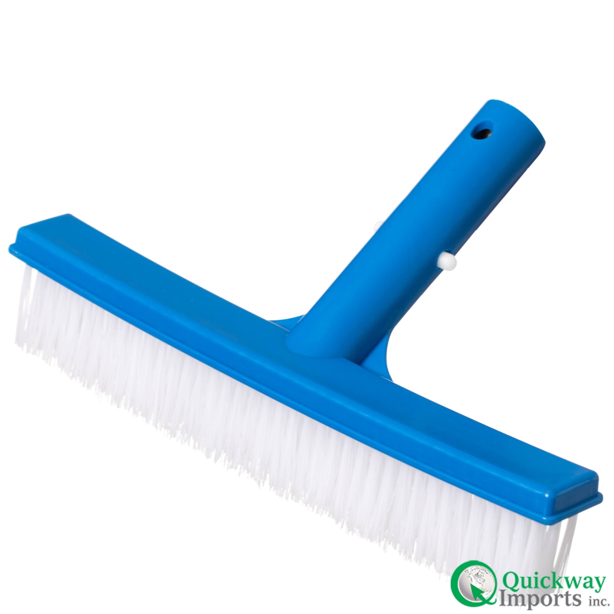 QI004827  10-inch Poly Bristle Brush Head Designed to Clean Walls Floors Steps & Corners for Effective Pool Cleaning and Maintenance