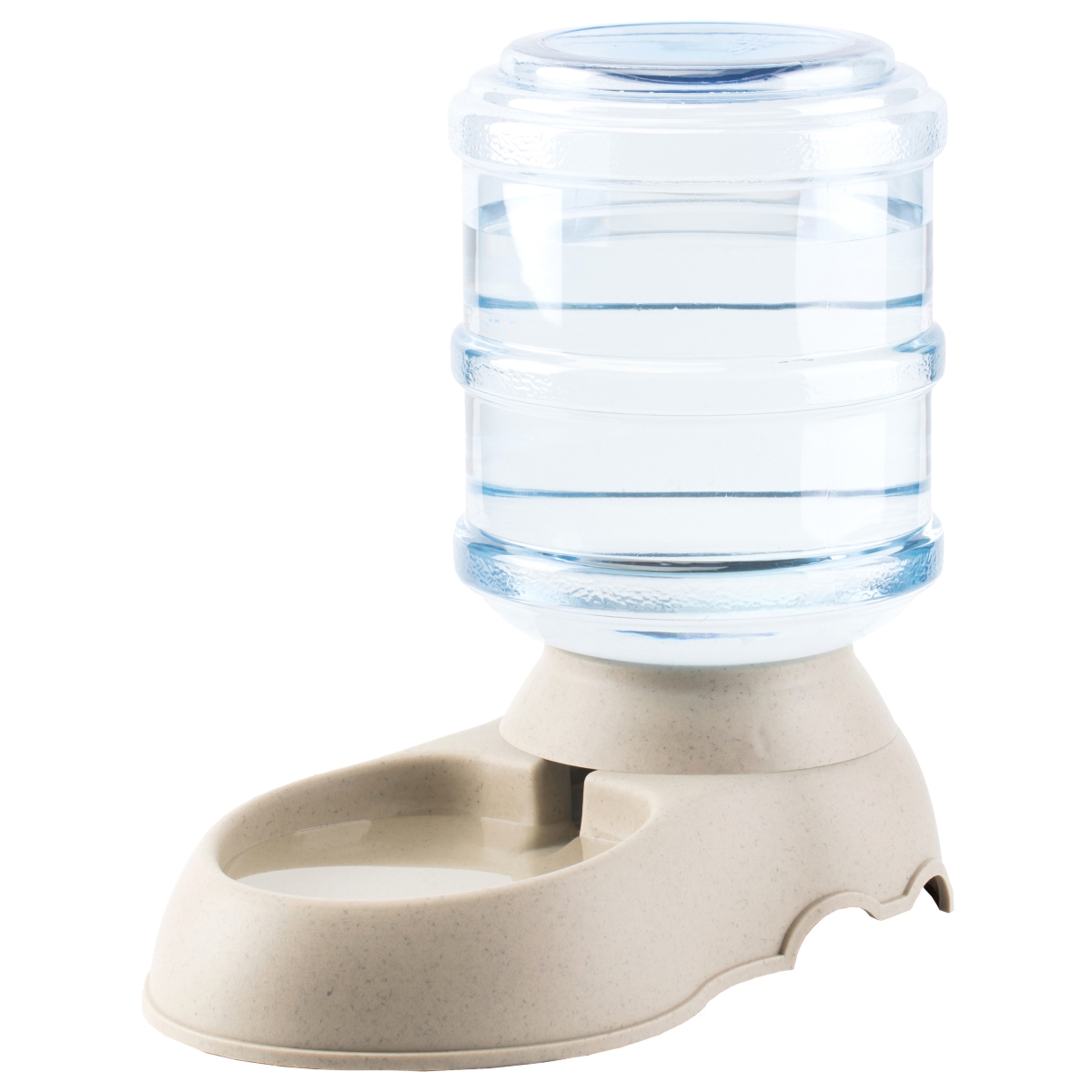 QI003699.W Automatic Self Dispensing Gravity Pet Feeder for Cats and Dogs - Large Capacity, Water Dispenser