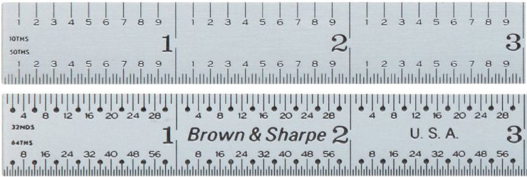 6 in. Flexible Chrome Rule