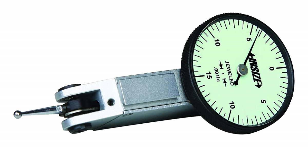 1.48 in. Bezel Dial Test Indicator with 0.03 in. Two Holding Stems