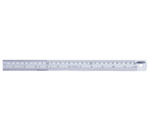 12 x 1 x 0.04 in. Steel Rule