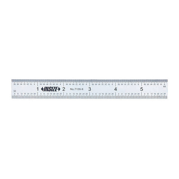 6 in. 4R Stainless Steel Rigid Rule
