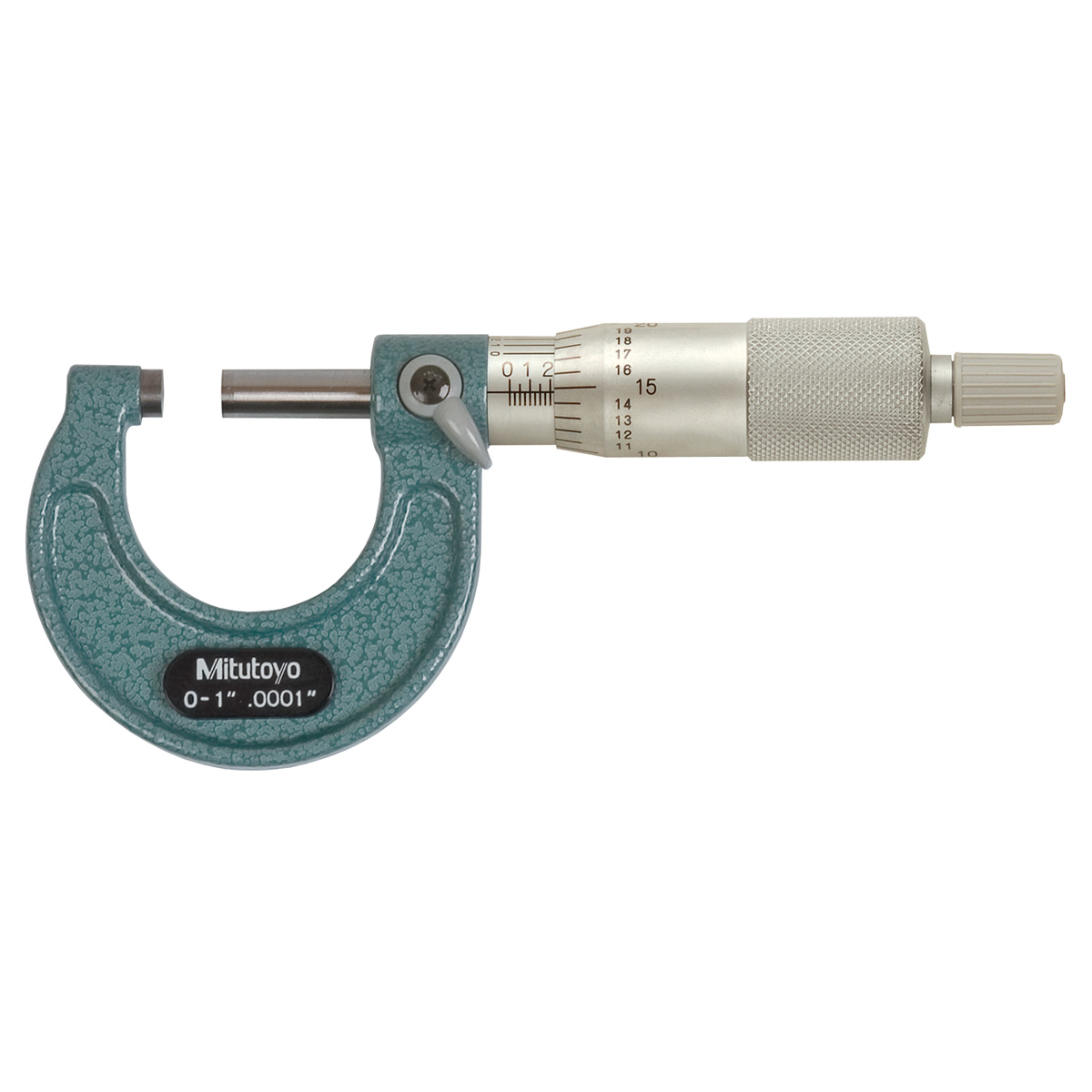 103-131 0-1 in. Micrometer Range with Ratchet Stop