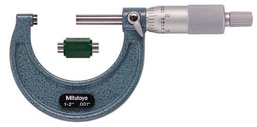 103-178 1-2 in. Outside Mechanical Micrometer with Ratchet Stop -  Mitutoyo