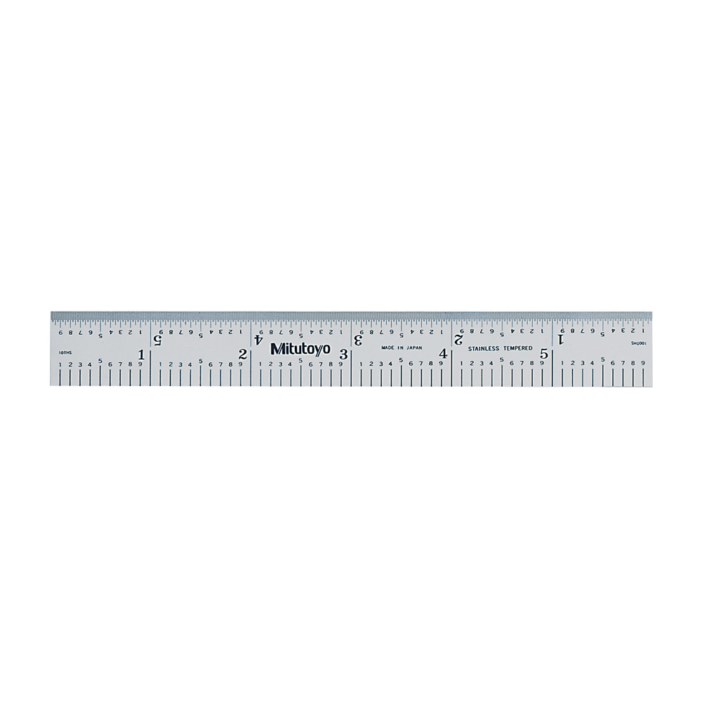 6 in. x 150 mm 0.1s-50s Steel Rule