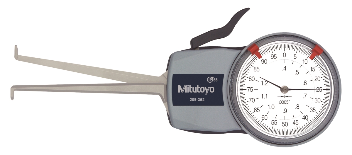 Picture of Mitutoyo 209-352 0.40-1.2 in. Range Dial Internal Type Caliper Gage