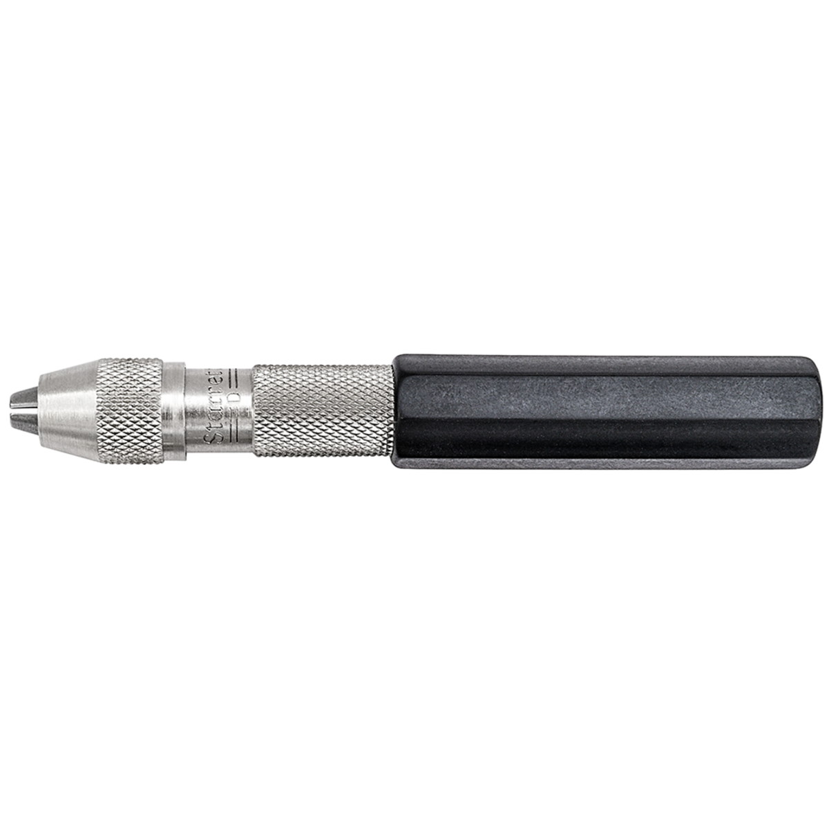 0.115-0.187 in. Range Pin Vise with Insulated Octagonal Handle