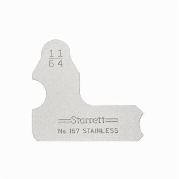 167-11-64 Imperial Radius Gauge - Stainless Steel