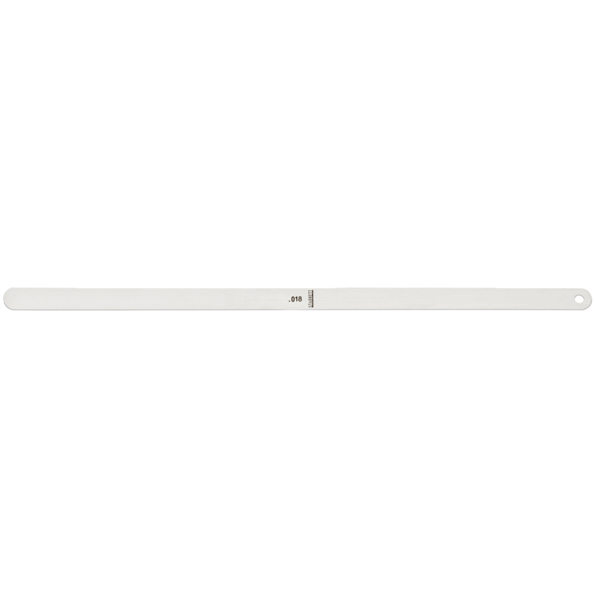 0.018 x 12 in. Tempered Steel Feeler Gage Strip