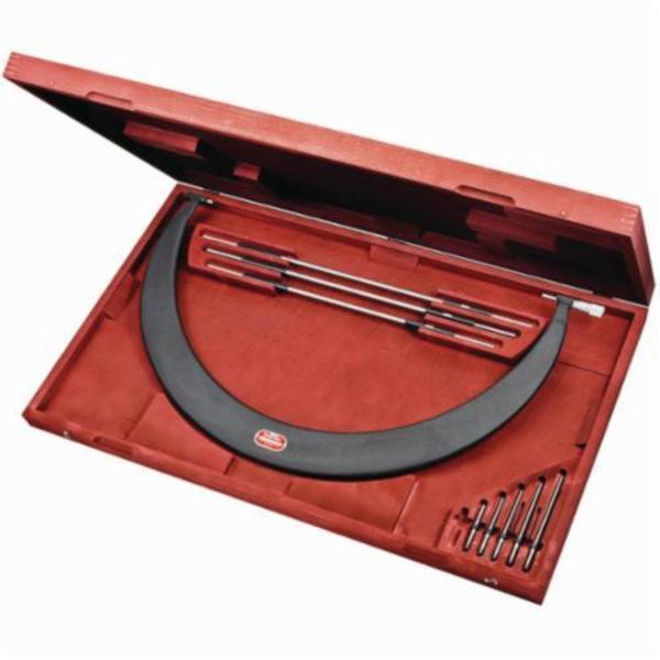 Picture of Starrett 724LZ-30 24 to 30 in. Interchangeable Anvil Plain Tubular Bow Outside Micrometer&#44; Satin Chrome