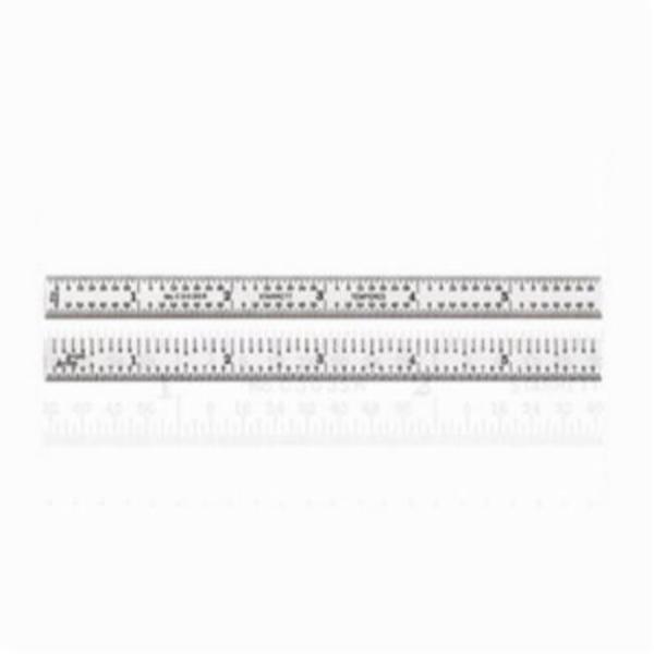 Semi-Flexible Precision Steel Rule - Silver - 6 in. 3R Graduations