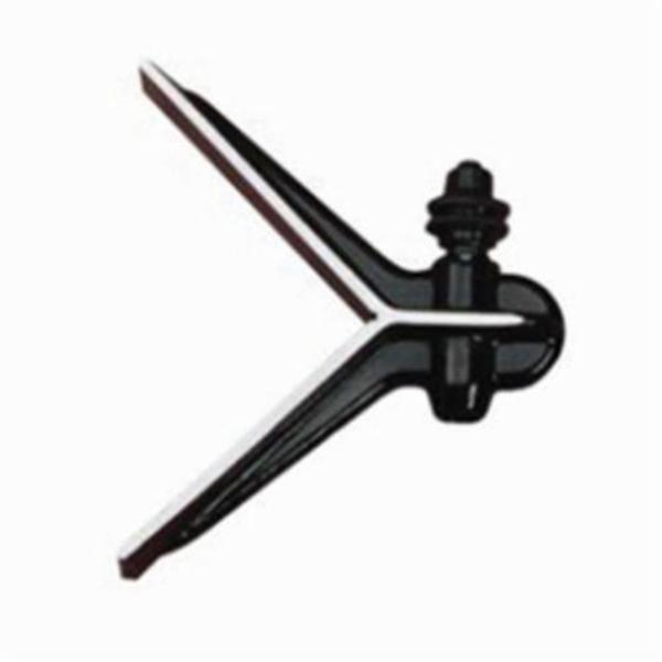 C33-1224 Steel Combination Squares Center Head Set with Bevel Protractors, Smooth Enamel Coated - Black