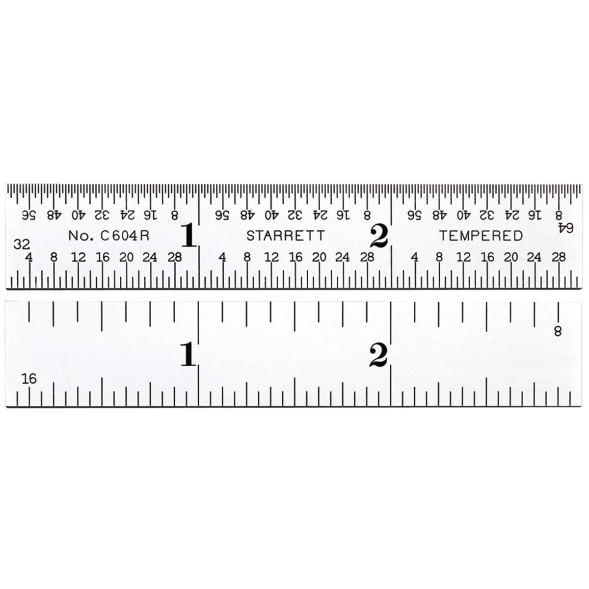 C604R-3 3 in. 4R Series Steel Rule with Spring Tempered
