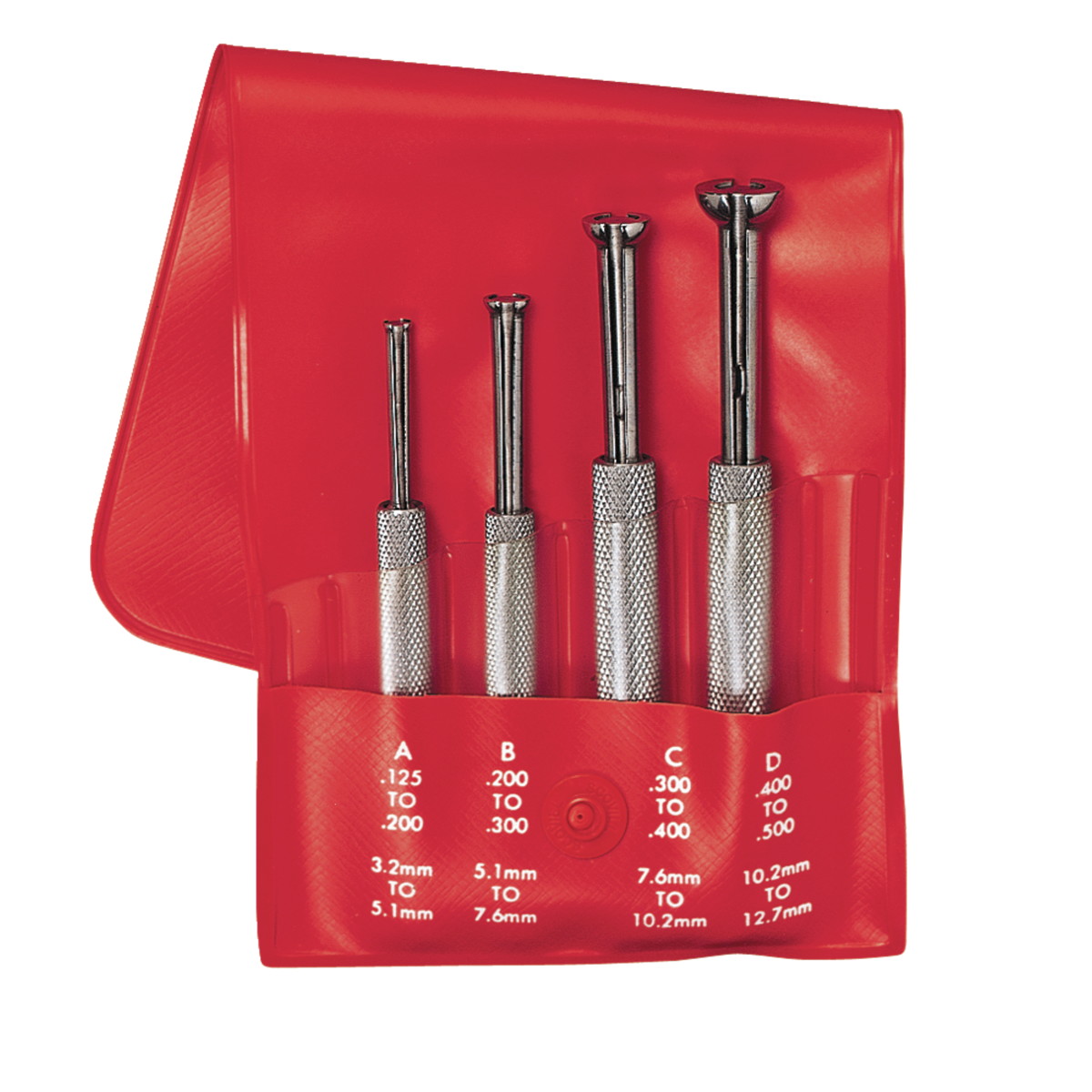 S831EZ A-B-C-D Small Hole Gage - Set