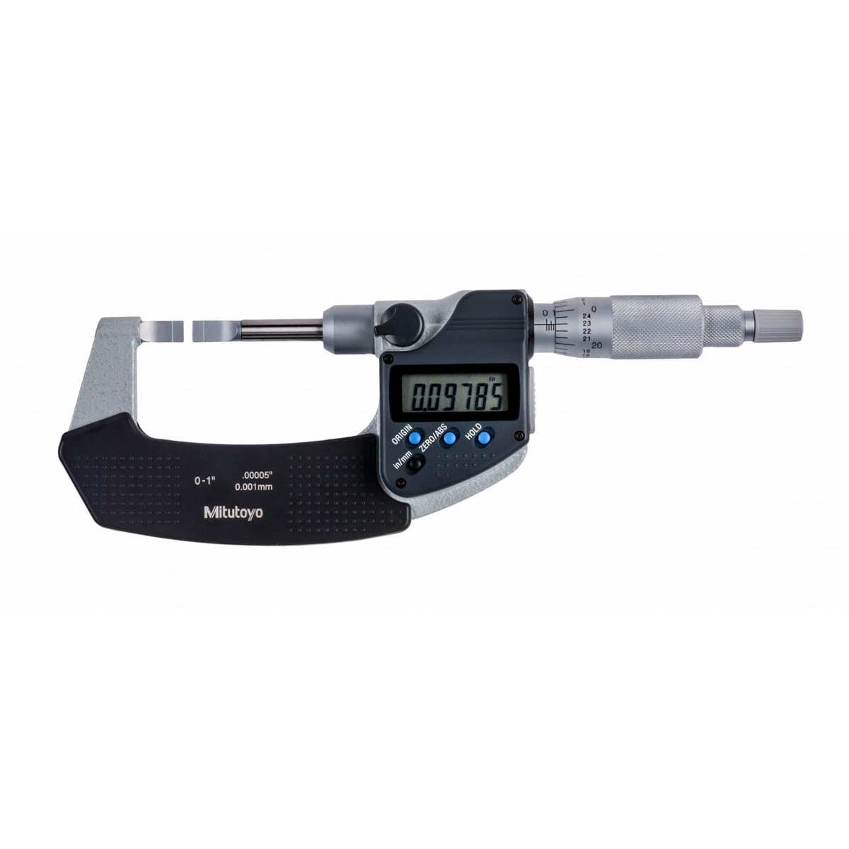 0-1 in. Digimatic Blade Micrometer with 0.00015 in. Type B Accuracy