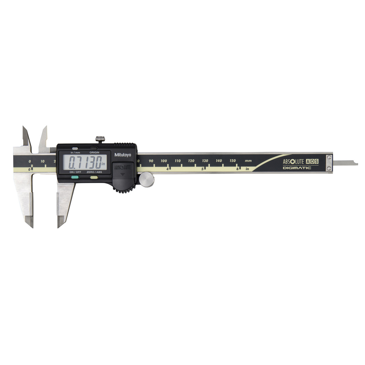 Picture of Mitutoyo 500-159-30 0-6 in. Digimatic AOS Absolute Caliper with Range Outdoor Jaw