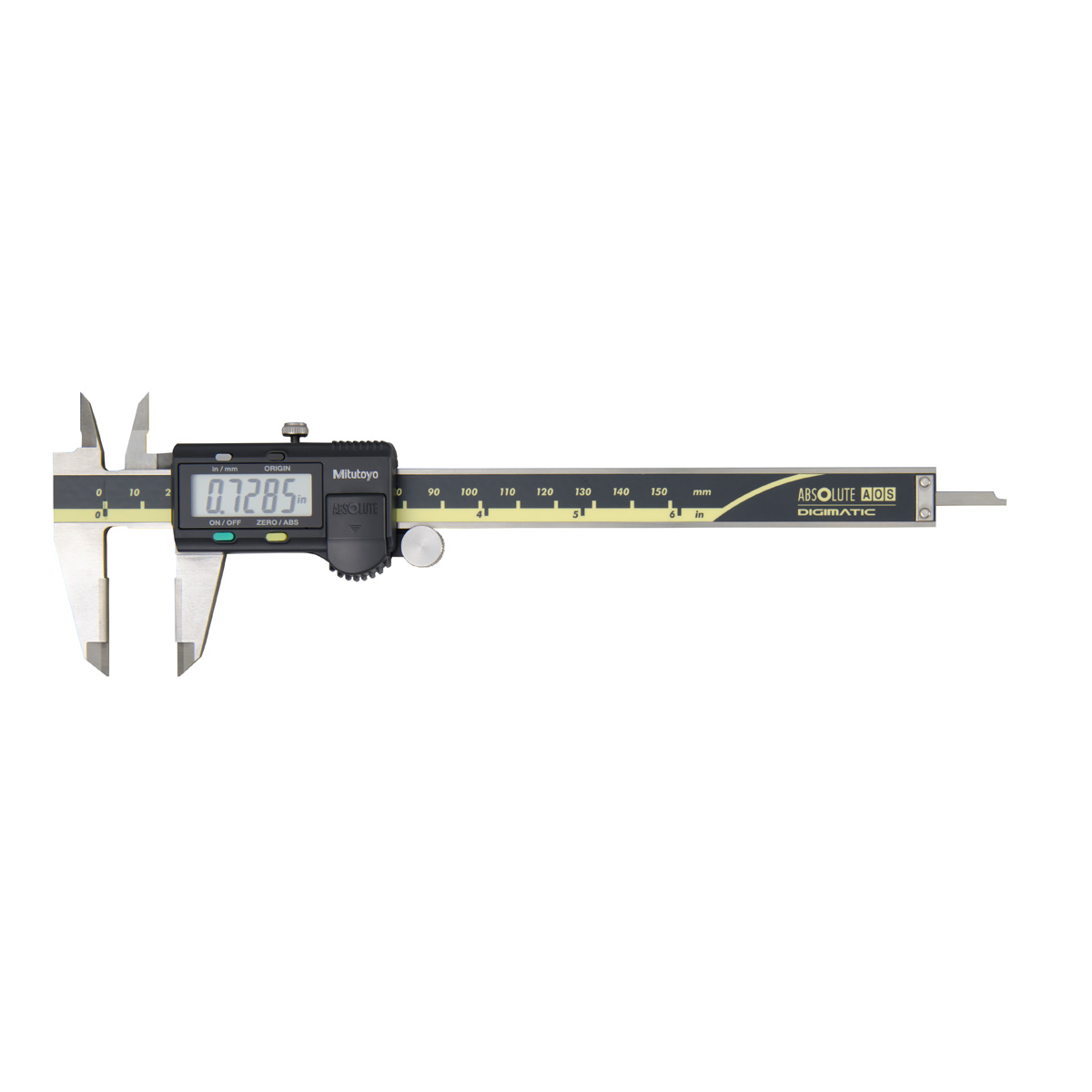 Picture of Mitutoyo 500-160-30 0-6 in. Digimatic AOS Absolute Caliper with Range Indoor & Outdoor Jaws