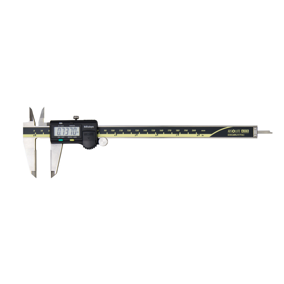 Picture of Mitutoyo 500-164-30 0-8 in. Digimatic AOS Absolute Caliper with Indoor & Outdoor Jaws