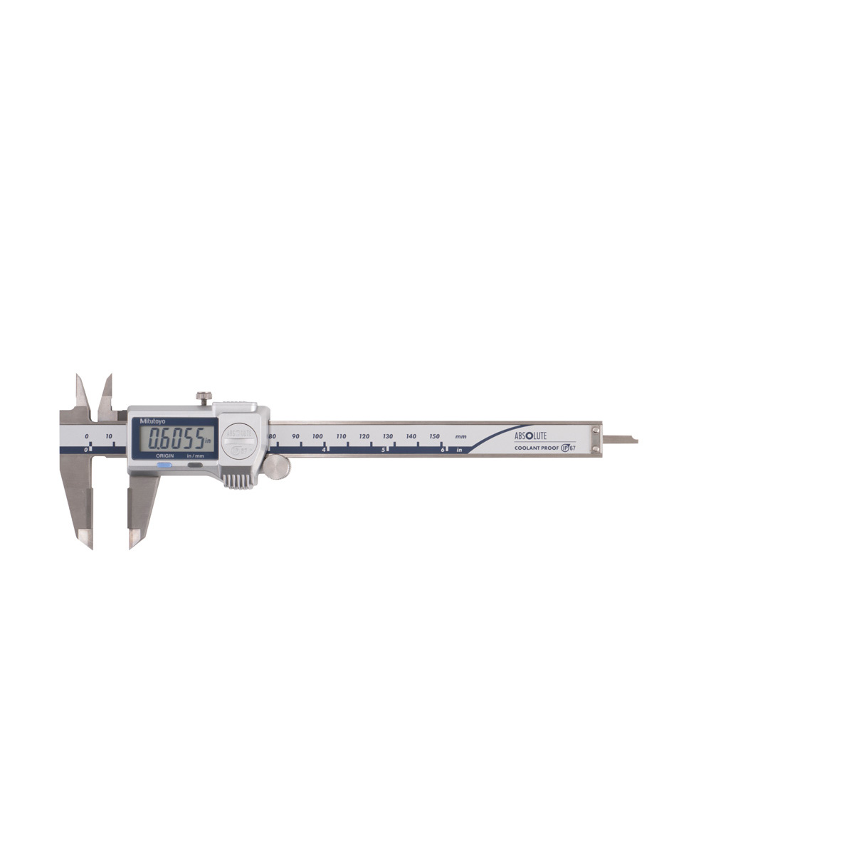 Picture of Mitutoyo 500-737-20 0-6 in. Coolant Proof Caliper with 150 mm Range-SPC & Jaws
